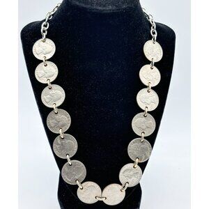 1965-1998 US 25 Cent Quarter Coin Necklace-Hand Crafted Coin Necklace